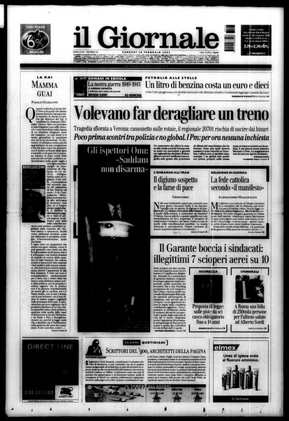 Il giornale : quotidiano del mattino